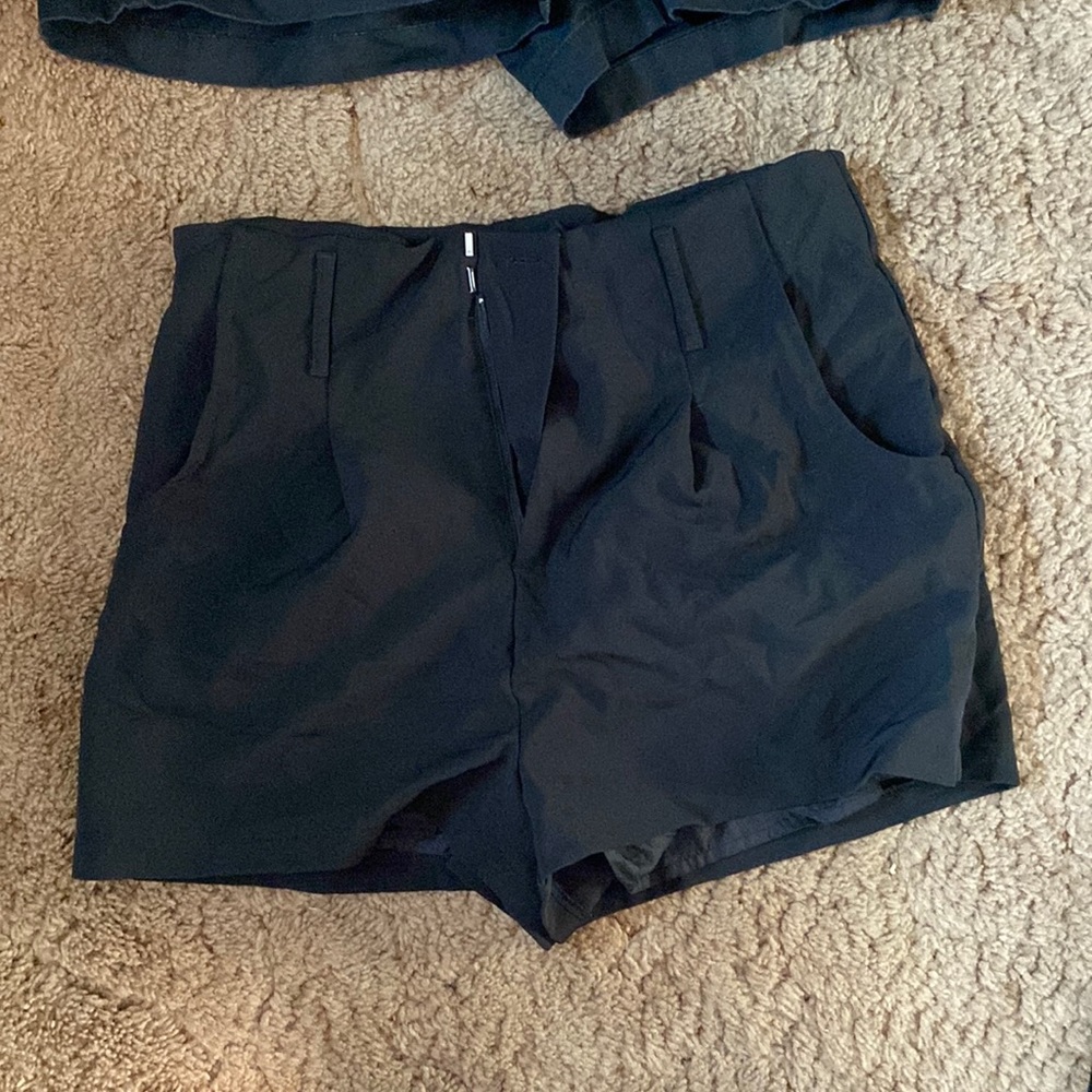 Black dress shorts